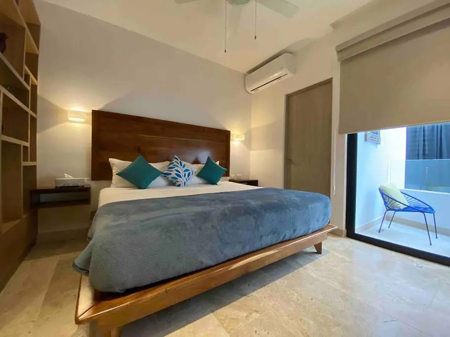 Lägenhet Hermosa Suite Con Increibles Vistas Desde El Roof! Playa del Carmen